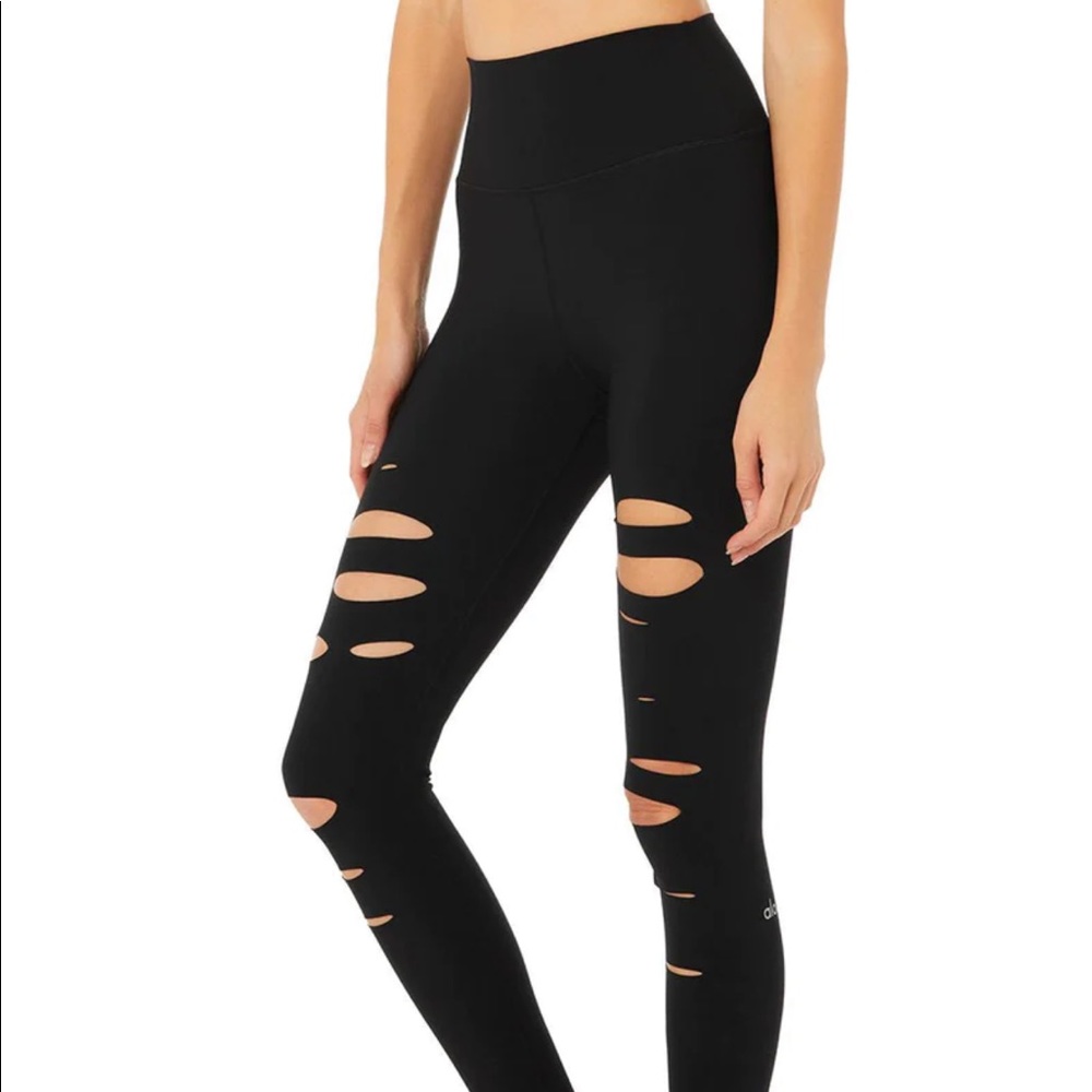 ALO High-Waist Ripped Warrior Legging